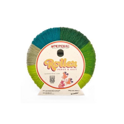 Roller Mondial Lana Vergine Merino Superwash 25% Microfibra PC 75% 386