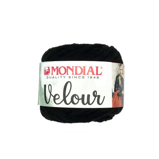Velour Mondial Microfibra PL 100% Nero 951