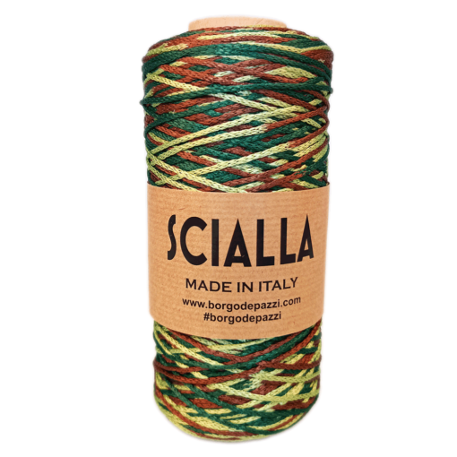 Scialla Borgo de Pazzi - Firenze Cordino Polipropilene 100% Multicolor Militare 9