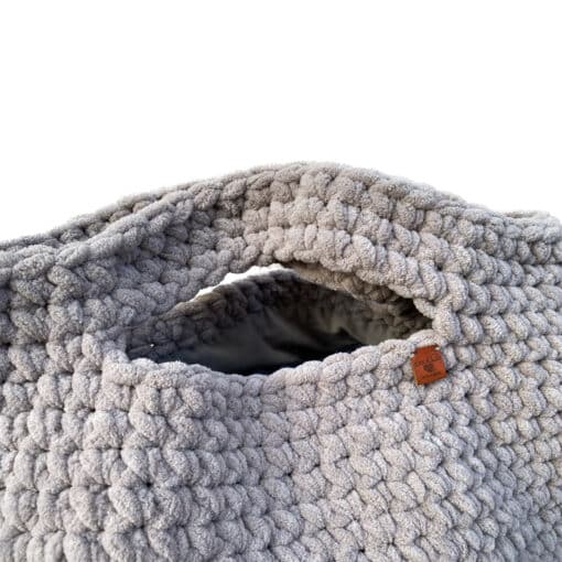 Borsa a Sacco Velour in Ciniglia 2