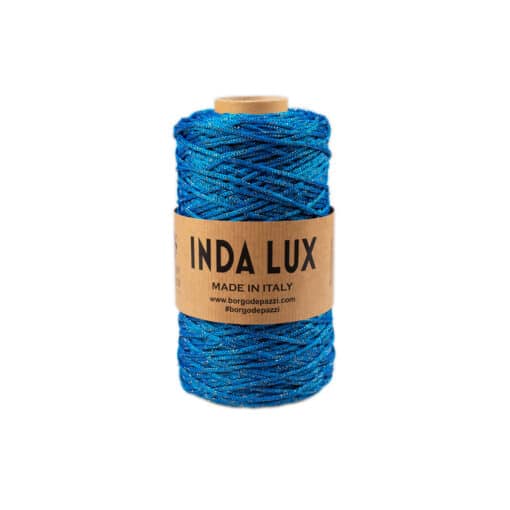 Inda Lux Borgo de Pazzi - Firenze Cordino Polipropilene 90% Lurex 10% Blu Reale 30