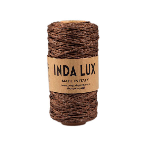 Inda Lux Borgo de Pazzi - Firenze Cordino Polipropilene 90% Lurex 10% Marrone 27