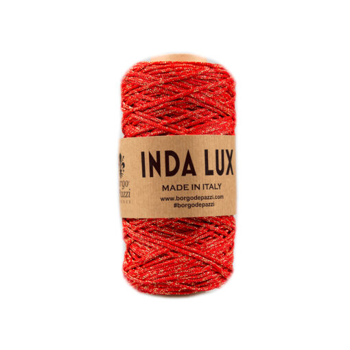 Inda Lux Borgo de Pazzi - Firenze Cordino Polipropilene 90% Lurex 10% Rosso 8