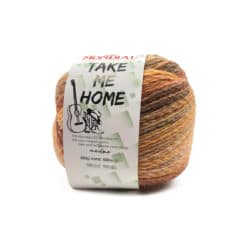 Take Me Home Mondial Lana Vergine Merino 30% Microfibra PC 70% Arancio Salmone Tortora 654