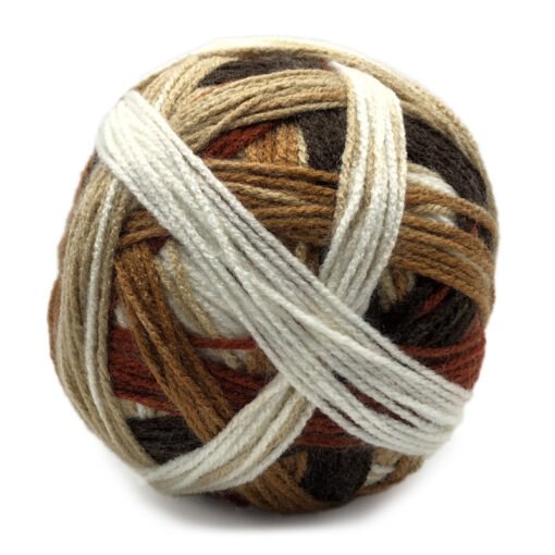 Super Bowl Mondial Lana Vergine Merino 50% Microfibra PC 50% 481 - Marrone-beige-mattone-terra