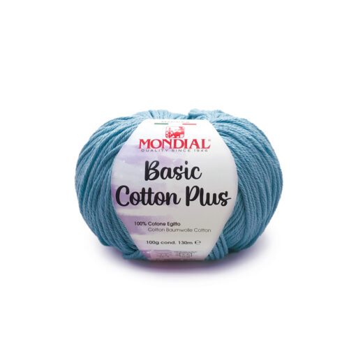 Basic Cotton Plus Mondial Cotone Egitto 100% 047 Verde ottanio brillante