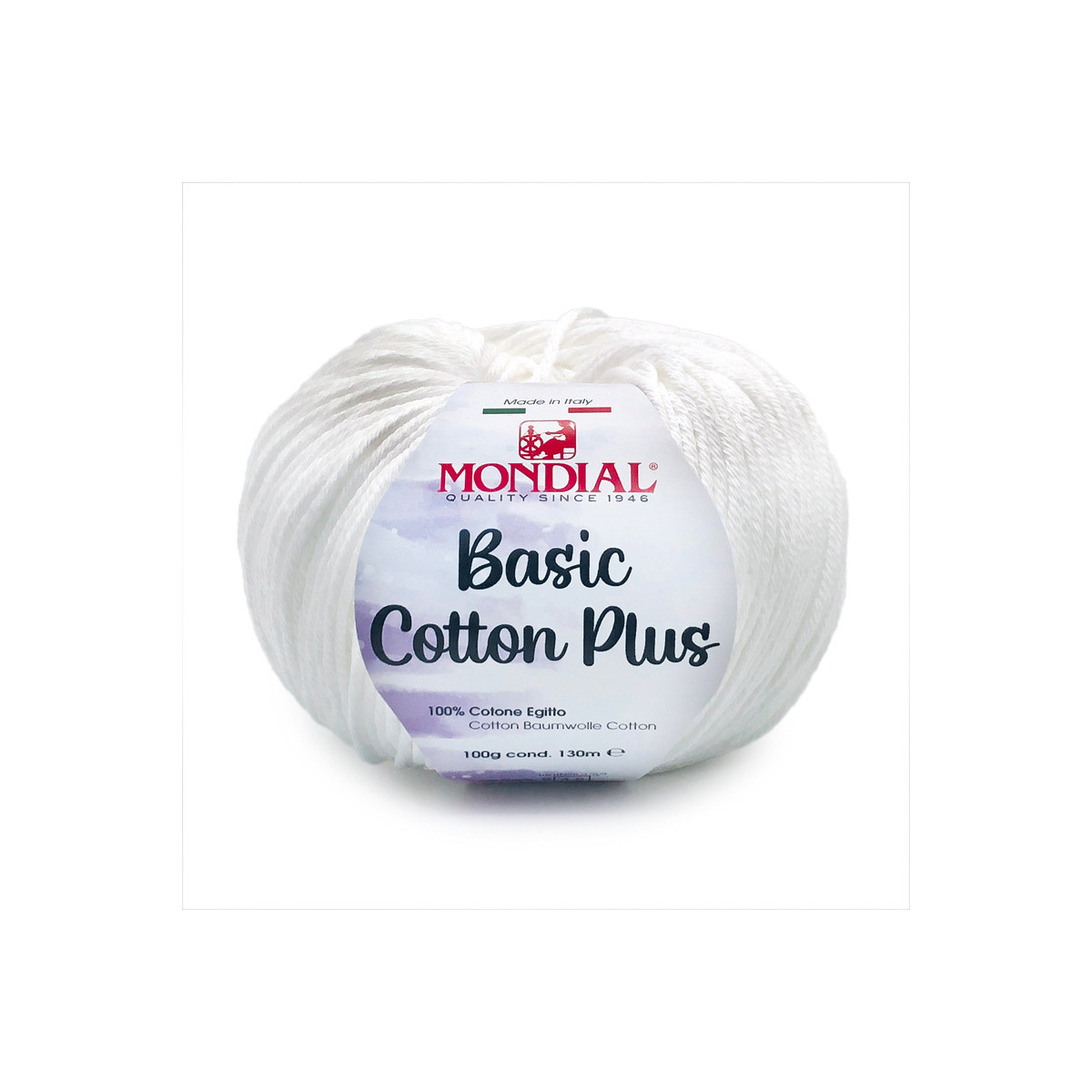 Basic Cotton Plus Mondial Cotone Egitto 100% - Acu et Filo