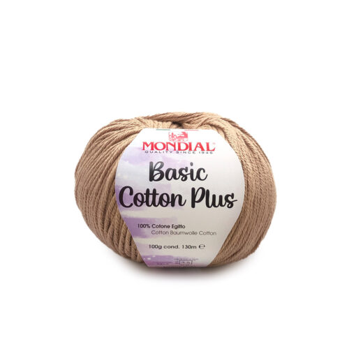 Basic Cotton Plus Mondial Cotone Egitto 100% 163 Nocciola