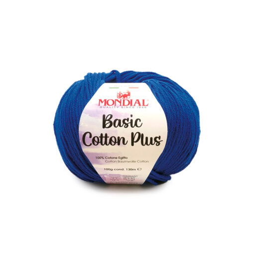 Basic Cotton Plus Mondial Cotone Egitto 100% 215 Royal