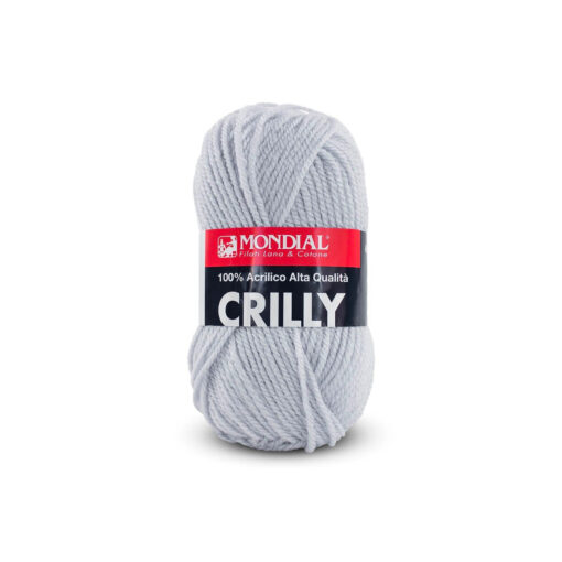 Crilly Mondial Acrilico 100% 082 Grigio ghiacciaio