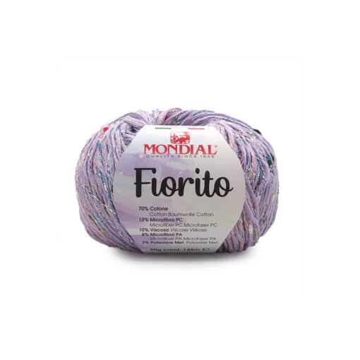 Fiorito Mondial Cotone 70% Microfibra PC 10% Viscosa 10% Microfibra PA 8% Poliestere Met 2% 474 Lilla