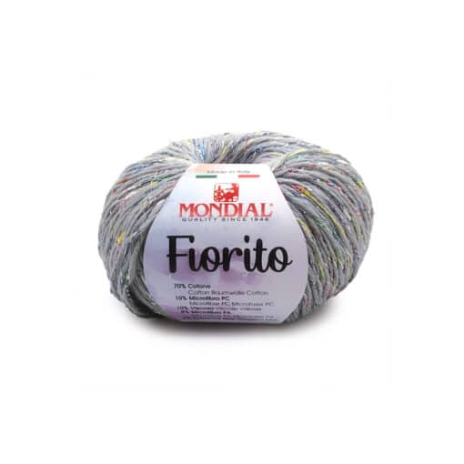 Fiorito Mondial Cotone 70% Microfibra PC 10% Viscosa 10% Microfibra PA 8% Poliestere Met 2% 480 Grigio