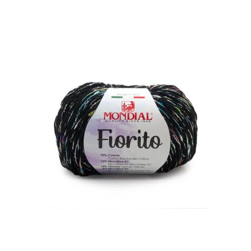 Fiorito Mondial Cotone 70% Microfibra PC 10% Viscosa 10% Microfibra PA 8% Poliestere Met 2% 481 Nero