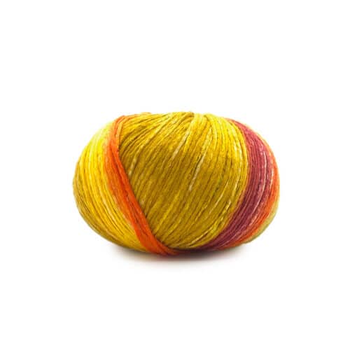 Sunny Mondial Cotone 85% Viscosa 15% 491 Senape Arancio Giallo Verdino