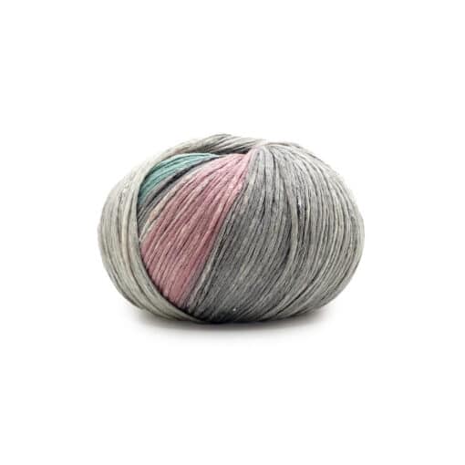 Sunny Mondial Cotone 85% Viscosa 15% 497 Grigio Lilla Panna Pavone
