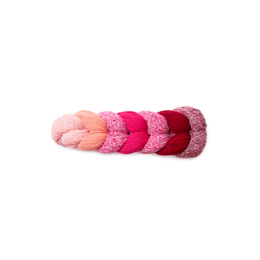Treccia Mondial Cotone Riciclato 80% Microfibra PL 20% 502 Rosa Fucsia Vinaccia