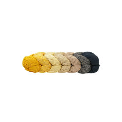 Treccia Mondial Cotone Riciclato 80% Microfibra PL 20% 609 Pulcino Giallo Grigio