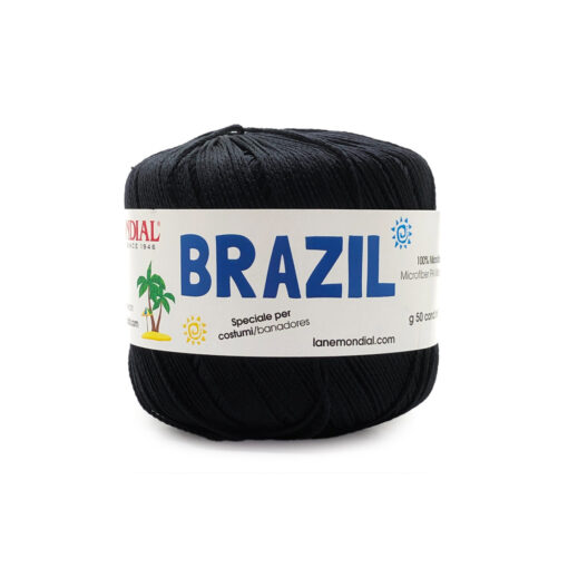 Brazil Mondial Microfibra PA 100% Nero 631