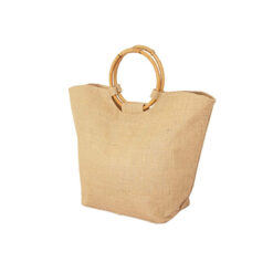 Borsa Juta 7411 con Manici in Bamboo 38 x 53 x 18 cm