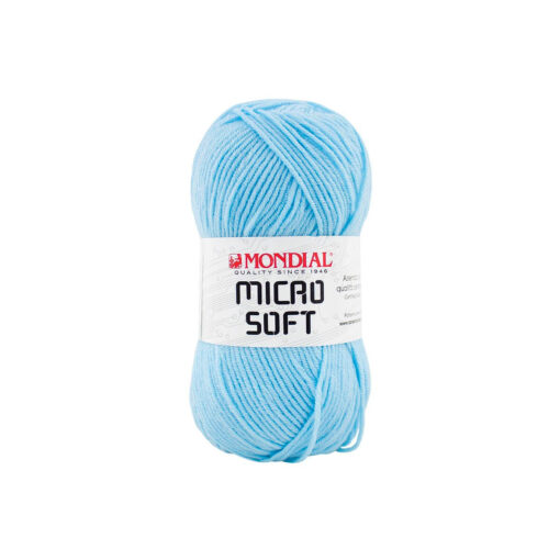 Micro Soft Mondial Microfibra PC 100% Azzurro brina 330