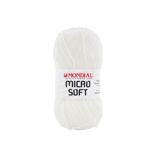Micro Soft Mondial Microfibra PC 100% Bianco 100