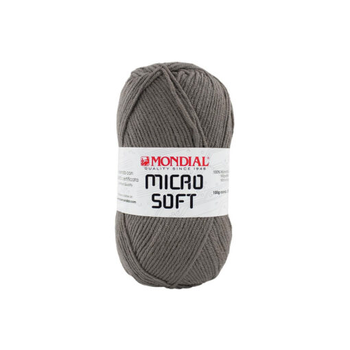 Micro Soft Mondial Microfibra PC 100% Grigio cinereo 188