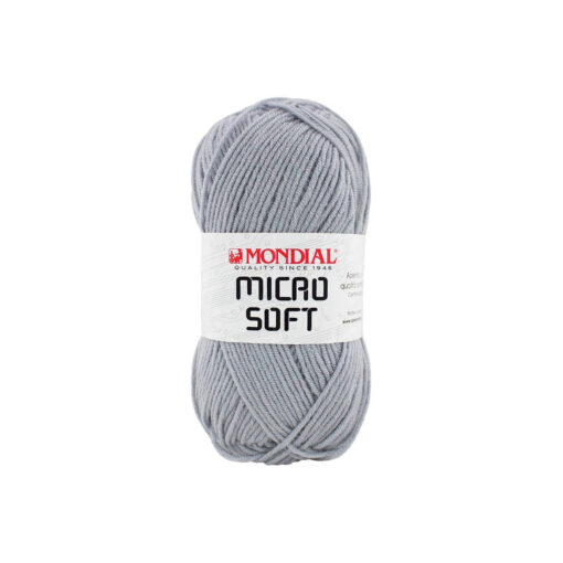 Micro Soft Mondial Microfibra PC 100% Grigio gainsboro 187