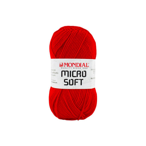 Micro Soft Mondial Microfibra PC 100% Rosso intenso 277
