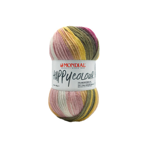 Happy Colour Mondial Microfibra PC 75% Lana Merino 25% - 502 Gomitolo