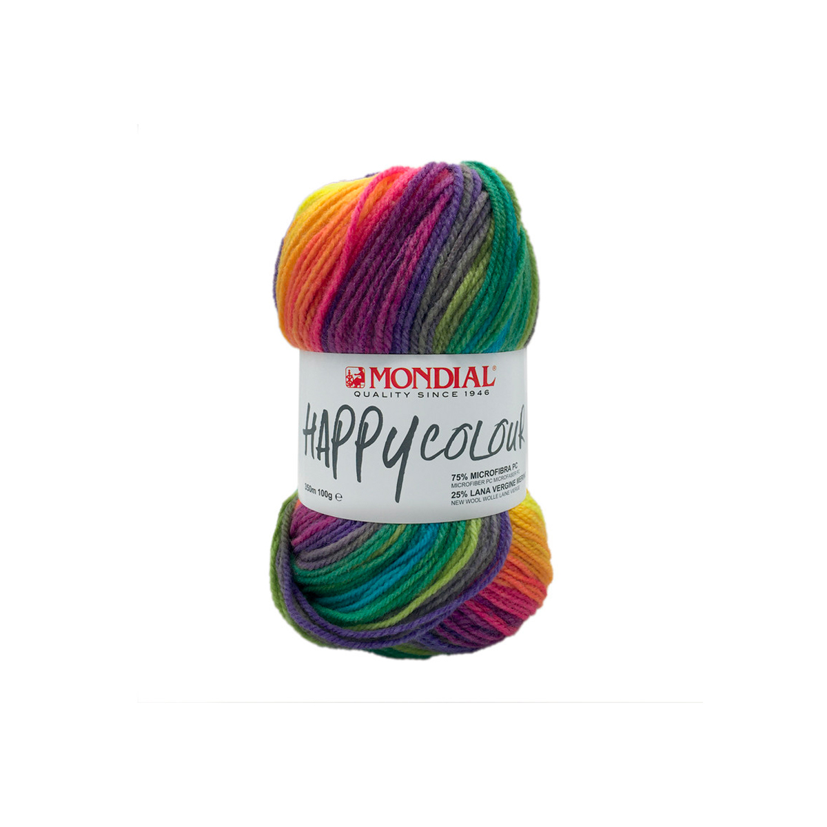 Happy Colour Mondial Microfibra PC 75% Lana Merino 25% - Acu et Filo