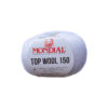 Top Wool 150 Mondial Lana Vergine Merino Fine 100% Bianco 100