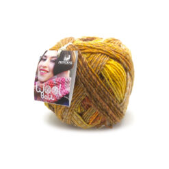Wool Ball Mondial Lana Vergine Merino 30% Microfibra PC 70% Giallo Mostarda Arancio 311
