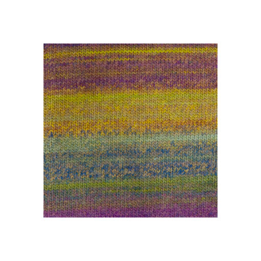 Wool Ball Mondial Lana Vergine Merino 30% Microfibra PC 70% Verde Iris Blu 312 Telino