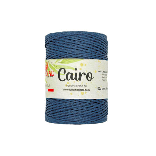 Cairo Mondial Carta Tessile PI 100% Blu 970