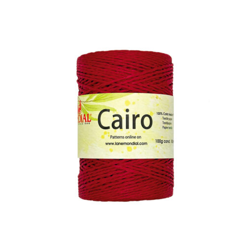 Cairo Mondial Carta Tessile PI 100% Rosso 965