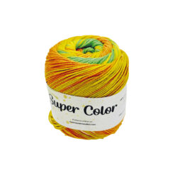 Super Color Mondial Cotone Egitto 100% Giallo Verde Arancio 442